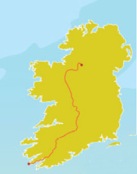 Map of Ireland